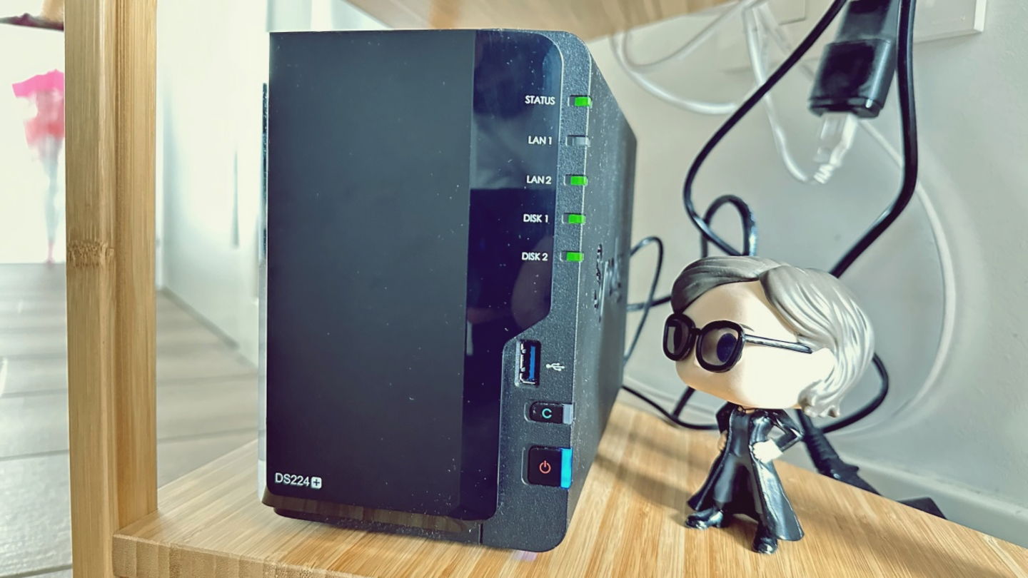 Parte delantera del Synology DiskStation DS224+