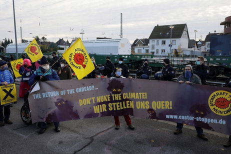 Alemania estalla en protestas debido a la llegada de residuos nucleares Alemania estalla en protestas debido a la llegada de residuos nucleares
