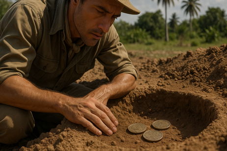 Estas tres monedas de bronce, de hace 1.000 años, podrían reescribir la historia del comercio africano Estas tres monedas de bronce, de hace 1.000 años, podrían reescribir la historia del comercio africano