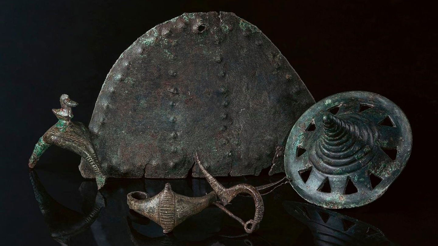 Estos son algunos de los artefactos metálicos hallados en Somló Hill