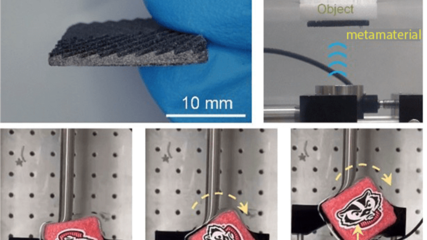 Imagen del metamaterial creado por Dajun Zhang