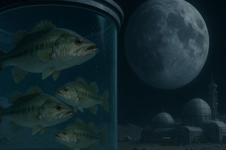Un equipo de científicos franceses quiere criar peces en el espacio. Será un gran paso para colonizar la Luna