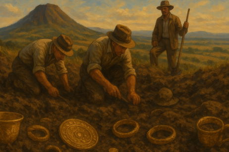 Tesoros emergen en una colina volcánica de Hungría y reescriben la historia de las sociedades prehistóricas europeas Tesoros emergen en una colina volcánica de Hungría y reescriben la historia de las sociedades prehistóricas europeas