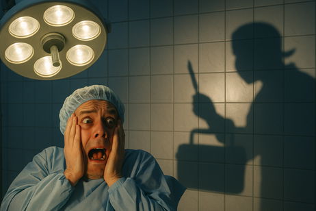 Descubre un aterrador caso de negligencia médica. Un hombre se despierta mientras están empezando a extirpar sus órganos