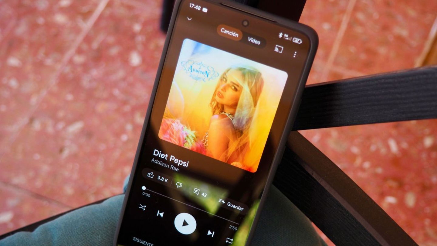 YouTube Music en POCO F7 Pro