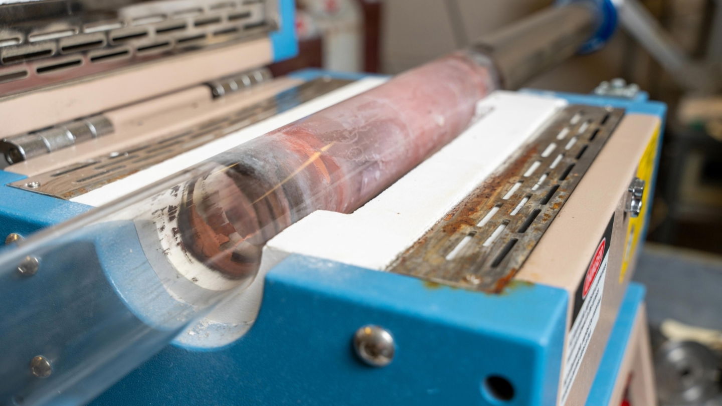 Imagen de uno de los hornos tubulares, de la Universidad de Texas A&M, utilizado para calentar materiales
