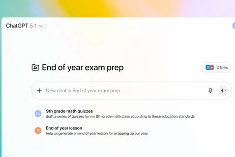 OpenAI presenta 'ChatGPT para Profesores'. Si los alumnos lo utilizan en sus deberes, los maestros ahora podrán usarlo para corregirlos