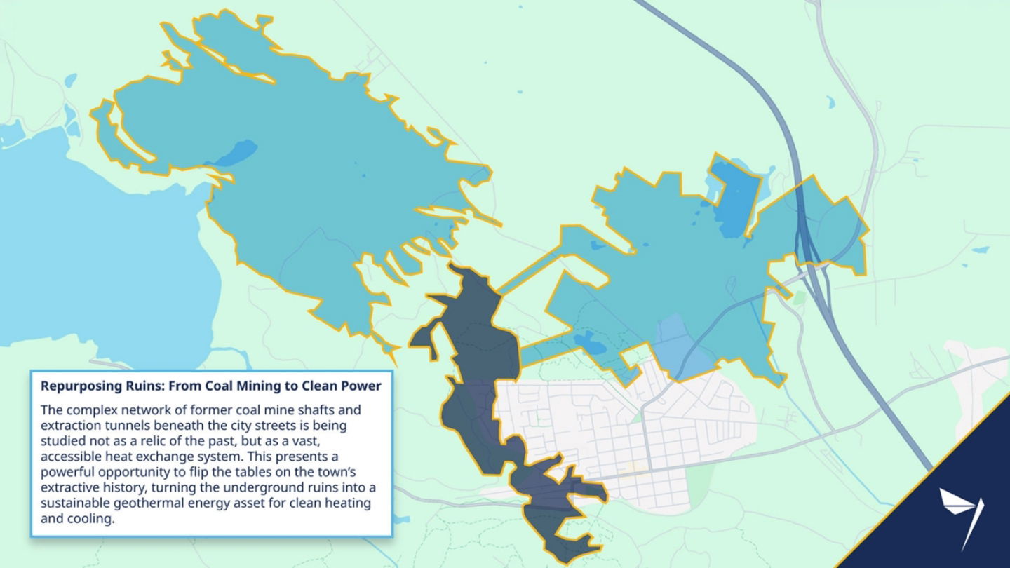 Mapeado del extenso sistema minero de Cumberland