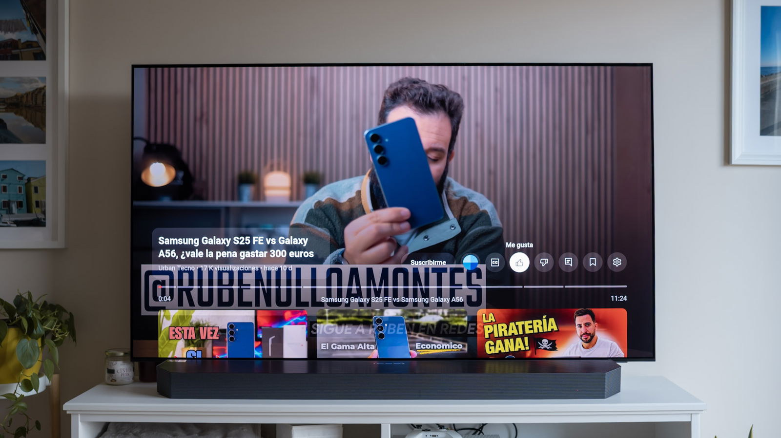 Menú principal Ajustes S95F