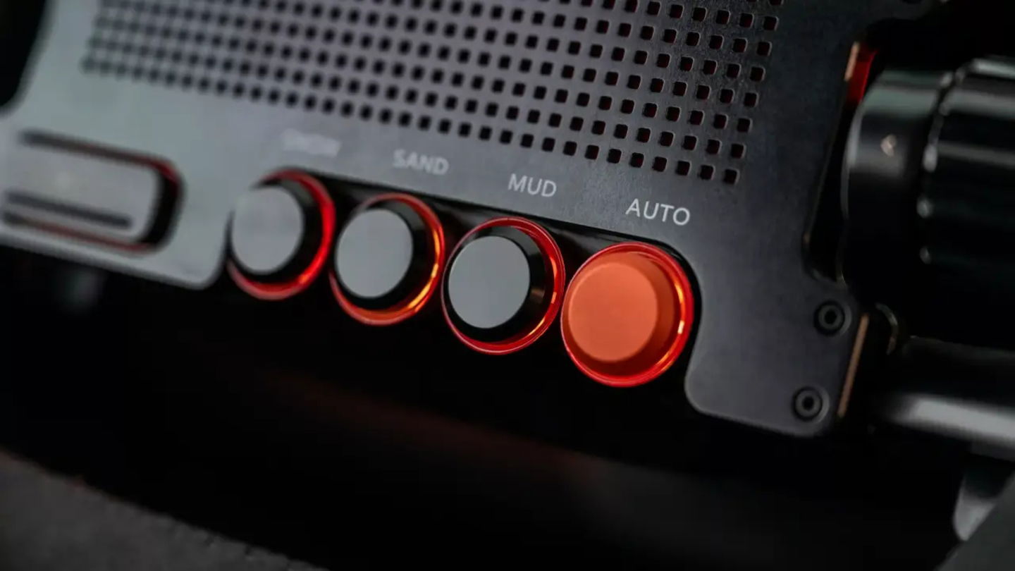 Selector de modos de conducción en el Hyundai CRATER Concept