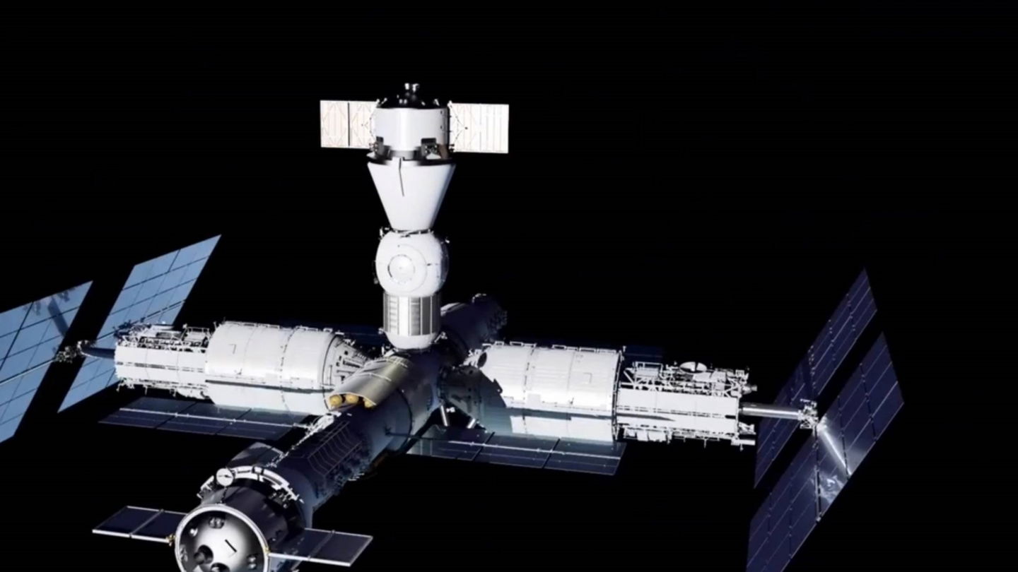 Diseño previsto para la futura Estación Orbital Rusa