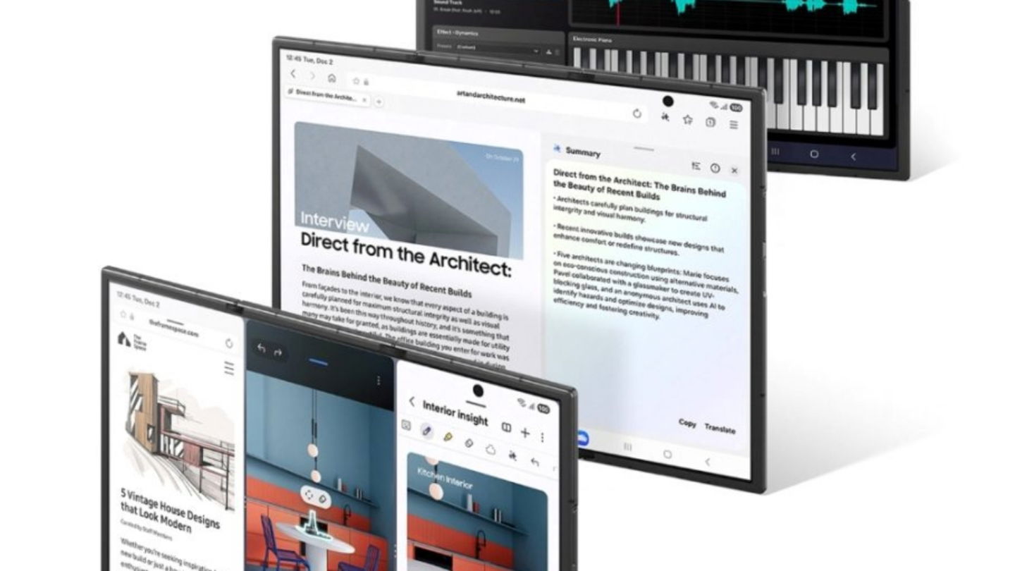 El Galaxy Z TriFold desplegado es una tablet en toda regla