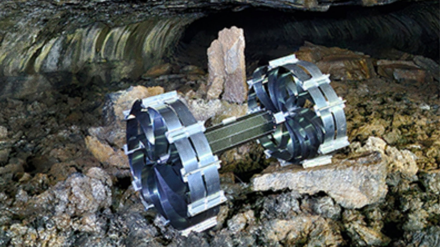 El origami ha inspirado la creación de una rueda que podría utilizarse para explorar el interior de la Luna