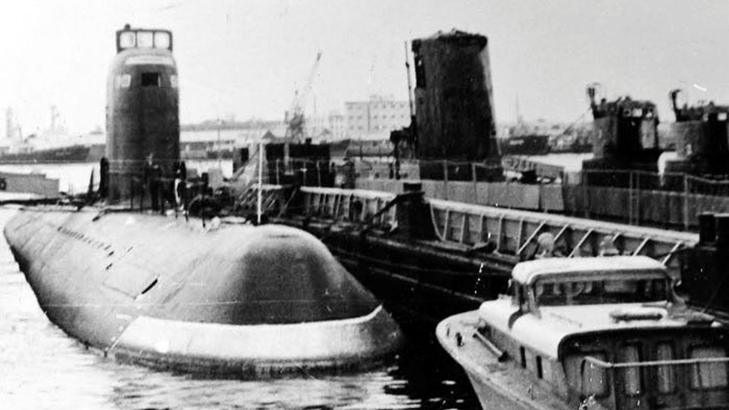 Imagen de archivo del submarino K-27
