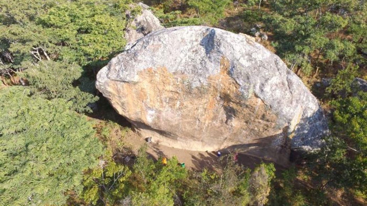 Imagen aérea del yacimiento Hora 1