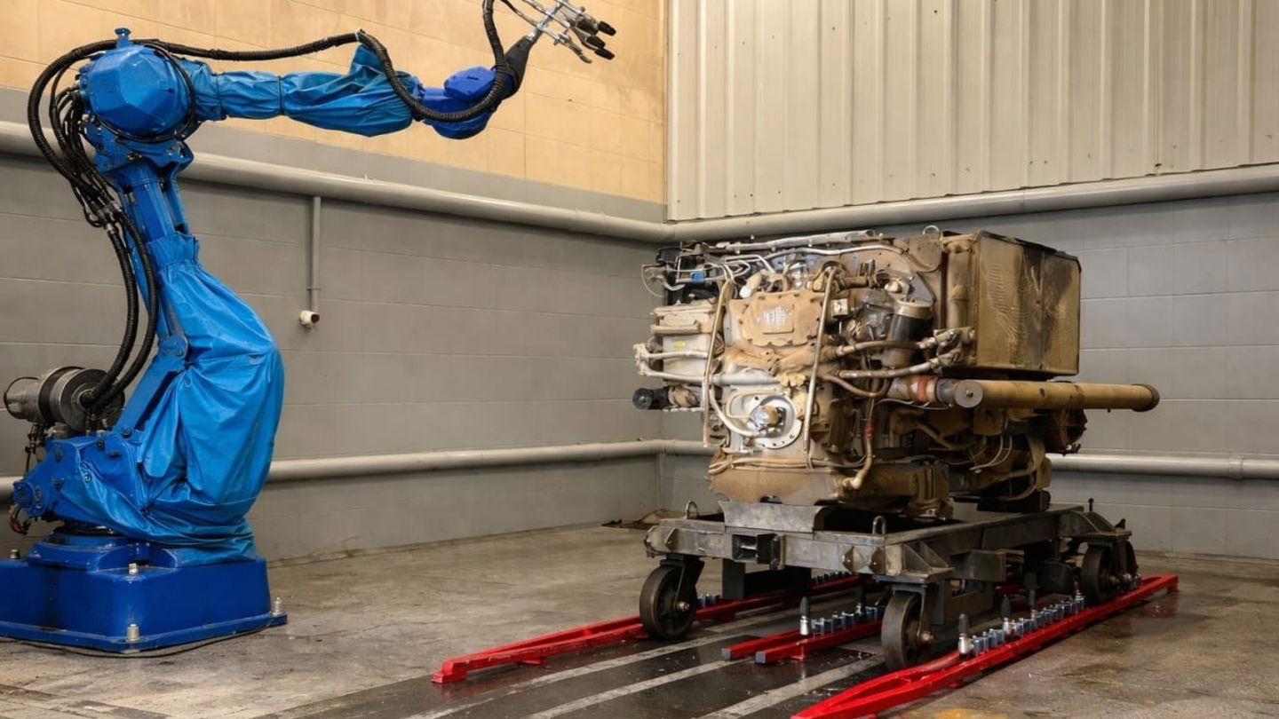 Robot para limpieza de tanques de Ruby.AI