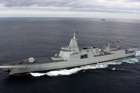 China despliega su "súper destructor" furtivo en un simulacro de guerra sin precedentes en el Mar Meridional