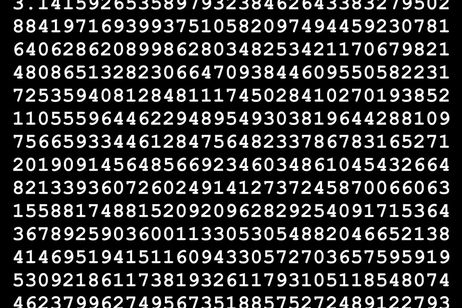 Los científicos tras la pista del infinito "Pi: llevan más de 314 billones de dígitos calculados en 110 días, ¡y van a seguir!